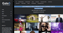 Desktop Screenshot of gate5films.com